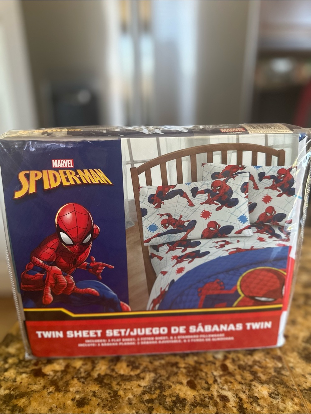 New Marvel Spider Man Twin 3-Piece Bedding Sheet Set